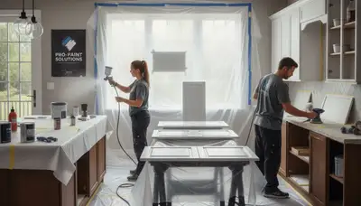 Cabinet painting in La Jolla, CA for coastal kitchens with durable, salt-air-resistant finishes