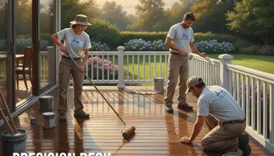 Deck painting in La Jolla, CA for coastal protection and a refreshed outdoor finish