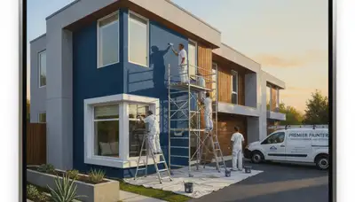 Exterior house painting in La Jolla, CA for stucco homes protected from salt air and sun