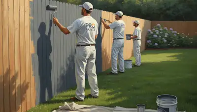 Fence painting service in La Jolla, CA with coastal-ready protective exterior coatings