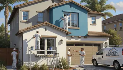 Professional painters in La Jolla, CA providing interior and exterior painting services