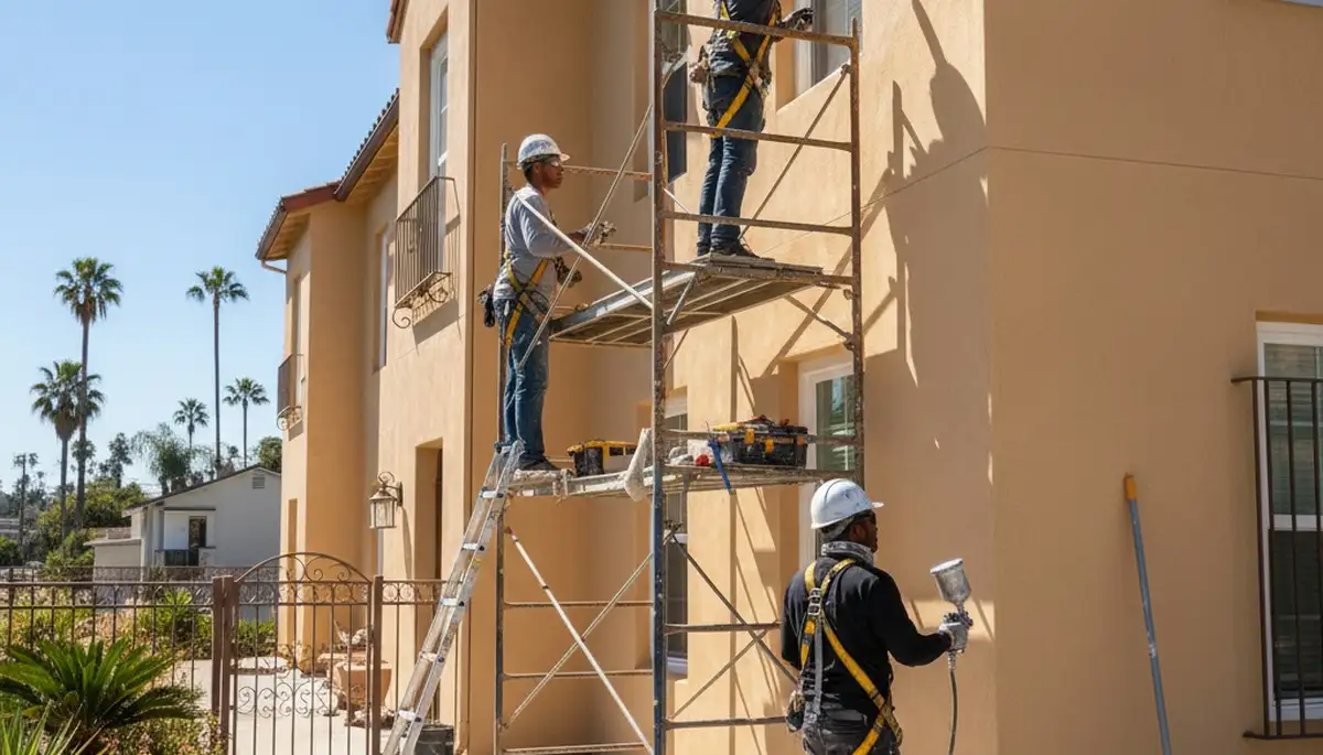 La Jolla, CA painters applying professional interior and exterior painting services