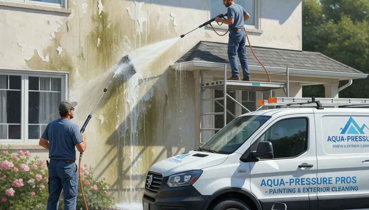 Pressure cleaning service in La Jolla, CA for exterior surfaces and curb appeal