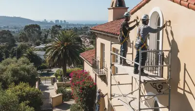 Professional house painters in La Jolla, CA providing residential painting services