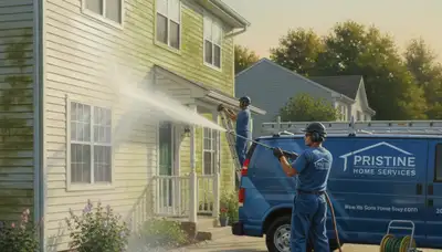 Vinyl siding pressure cleaning service in La Jolla, CA by La Jolla Paint Pros