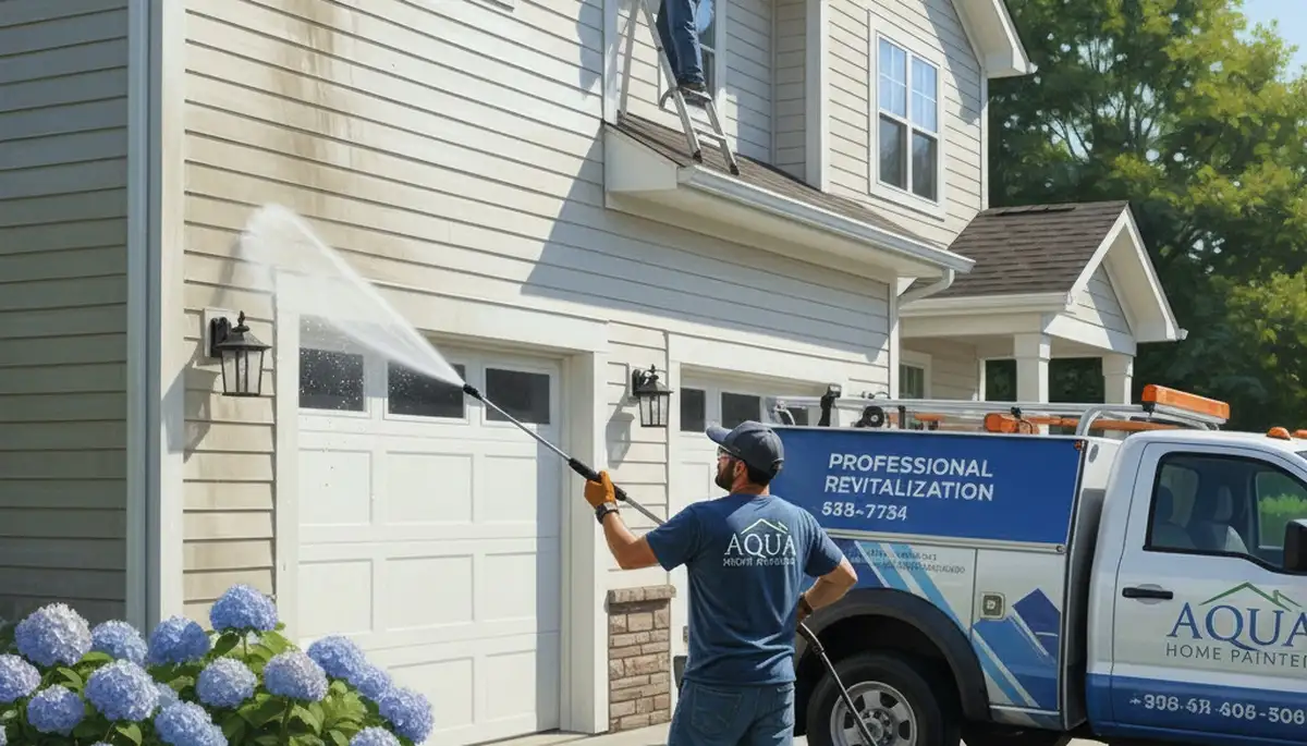 Vinyl siding pressure cleaning in La Jolla, CA for a clean, well-maintained home exterior